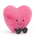 Jellycat Amuseable Hot Pink Heart (Large)
