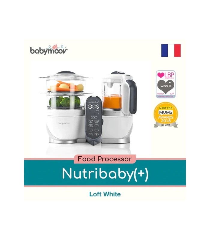 Food Processor Nutribaby - Cream, Babymoov