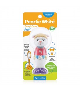Pearlie White- Kids Pop-up Soft Toothbrush (Sheep Design)