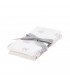 Kiki & Sebby Bamboo Cotton Muslin Swaddle Blankets 2Pk (Grey)