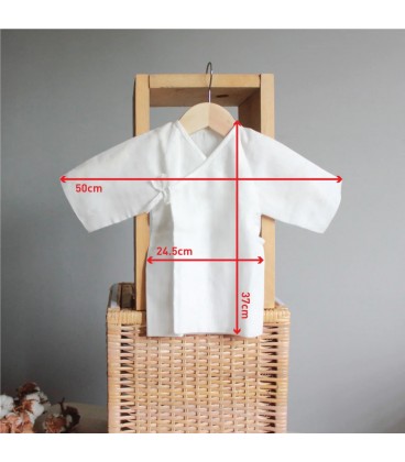 Suzuran Gauze Short Undershirt 2 pcs (0-9 months)
