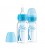 Dr Brown's 4 Oz / 120ml PP Narrow - Neck Options+ Bottle - Blue, 2-Pack