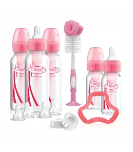 Dr Brown's PP Options+ Narrow-Neck Bottle Pink Gift Set