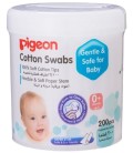 Pigeon Cotton Swabs , 200 pcs / hinged case