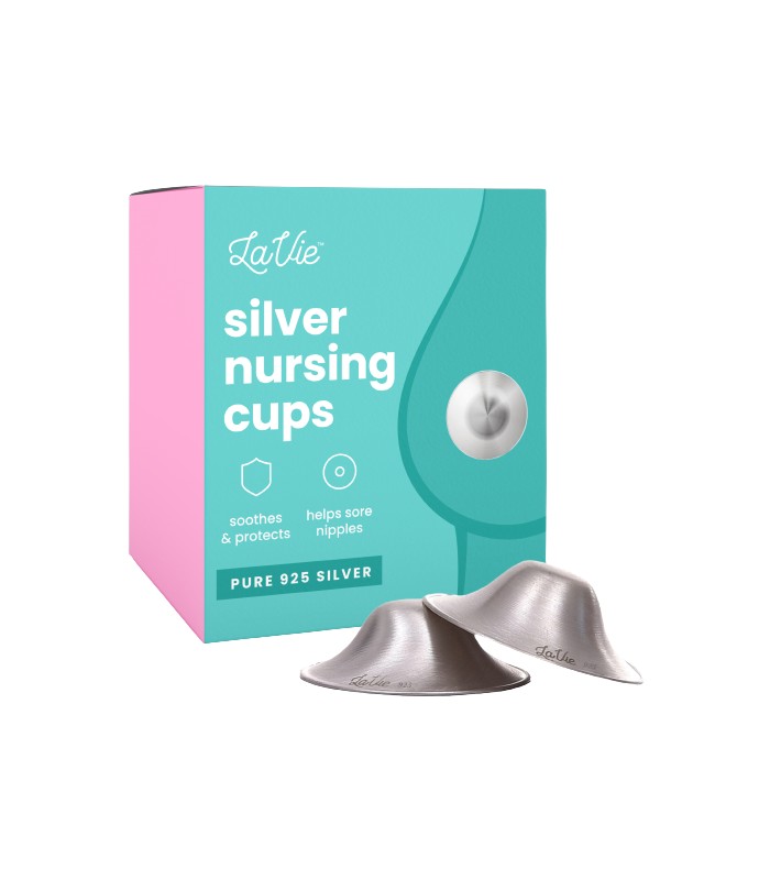 Breastfeeding Must Have's Silver Nursing Cups by Lavie 