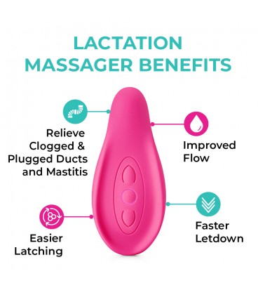 Lavie Lactation Massager (Rose)