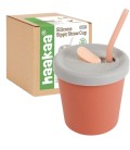 Haakaa Silicone Sippy Straw Cup (150ml) Rust