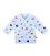 Babies Culture Organic Cotton Long Sleeve Blue Top (6-12m)