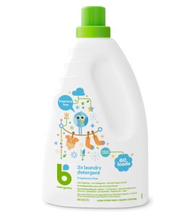 Babyganics 3X Baby Laundry Detergent - Fragrance Free (1.77L)