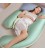 Mama Wonders | MamaSnooze Premium Pregnancy Pillow (Tencel Green) New version
