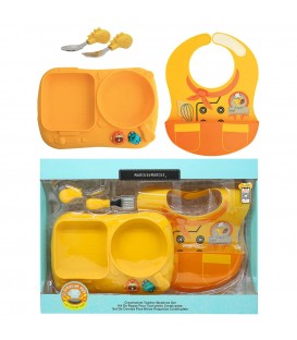 Marcus & Marcus Creativplate Toddler Mealtime Set - Little Chef LOLA