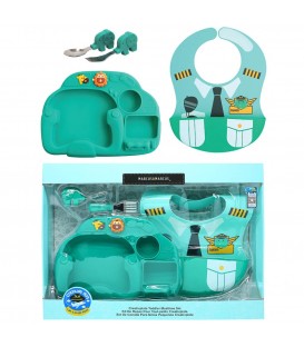 Marcus & Marcus Creativplate Toddler Mealtime Set - Little Chef OLLIE