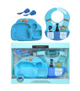 Marcus & Marcus Creativplate Toddler Mealtime Set - Little Chef LUCAS