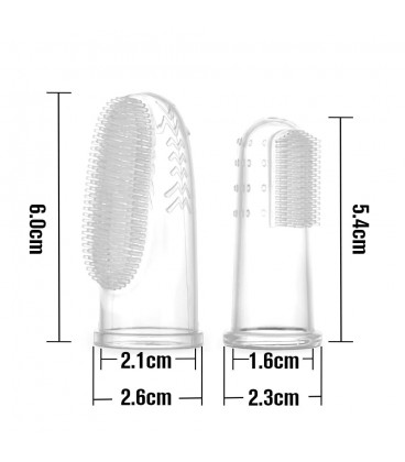 Haakaa Silicone Finger Toothbrush Set 0m+
