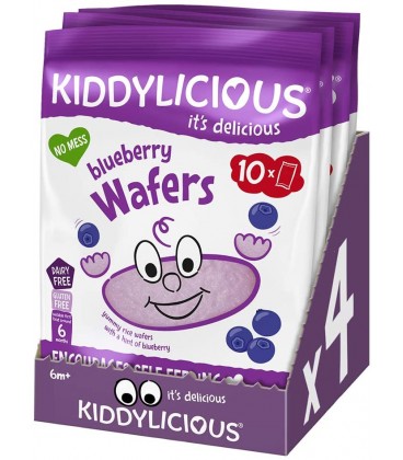 Kiddylicious MAXI Wafers Blueberry 40g