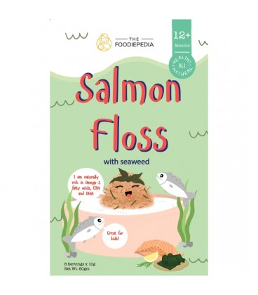 The Foodiepedia Kids Salmon FLoss (Seaweed)