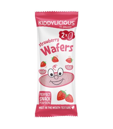 Kiddylicious MAXI Wafers Strawberry 40g