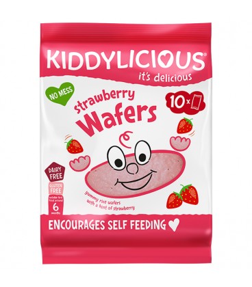 Kiddylicious MAXI Wafers Strawberry 40g