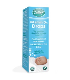 Colief Vitamin D3 Drops 200IU 20ml