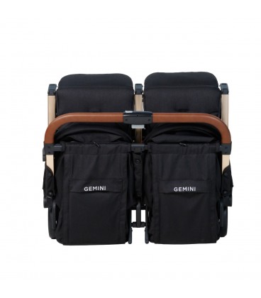 Beblum Gemini Twin Stroller - Nightshade