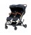 Beblum Gemini Twin Stroller - Nightshade
