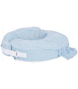 My Brest Friend Nursing Pillow - Blue & White Stripe