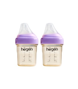 Hegen PCTO™ 150ml/5oz Feeding Bottle PPSU, 2-Pack Purple