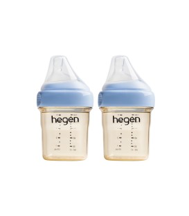 Hegen PCTO™ 150ml/5oz Feeding Bottle PPSU, 2-Pack Blue