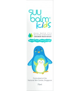 Suu Balm Kids Dual Rapid Itch Relieving and Restoring Ceramide Moisturiser (75ml)