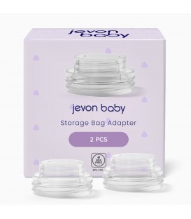 Jevonbaby Milk Storage Bag Adapters (2pcs)