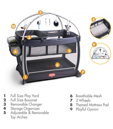 Tiny Love Deluxe 6-in-1 Here I Grow Activity Play Yard