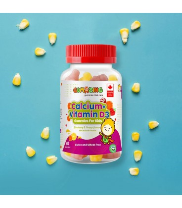 Gumazing Calcium & Vitamin D3 Gummies (60 pcs)