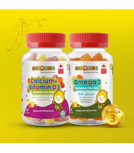 Gumazing 2 Pack Combo | Calcium & Vitamin D3 + Omega 3