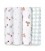 Aden + Anais Muslin Swaddle 4pk - Elephant Circus