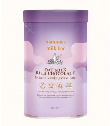 Mammas Milk Bar Oat Milk Rich Drinking Chocolate 500g