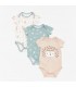 Not Too Big Bamboo Bodysuits (3 pack) Woodland (0-3M)