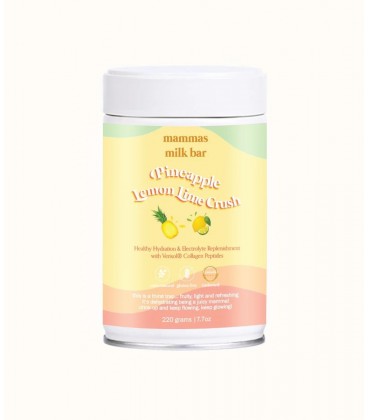 Mammas Milk Bar Pineapple Lemon & Lime Crush Hydration Electrolyte 220g