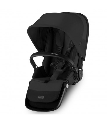 Cybex Gazelle S 2 Stroller Black BP With 2nd Seat - Moon Black