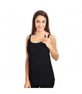 Lunavie Nursing Cami Black (L)