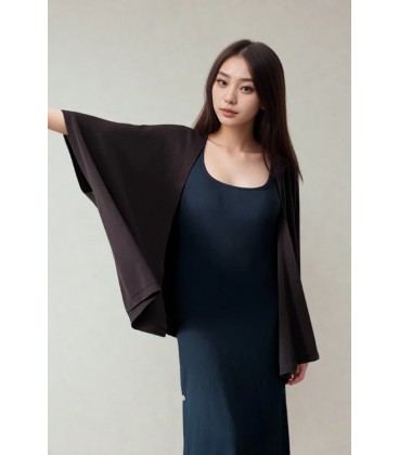 [Olive Basics] Deborah Nursing Kimono Cardigan - Charcoal