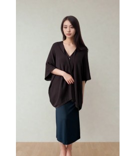 [Olive Basics] Deborah Nursing Kimono Cardigan - Charcoal