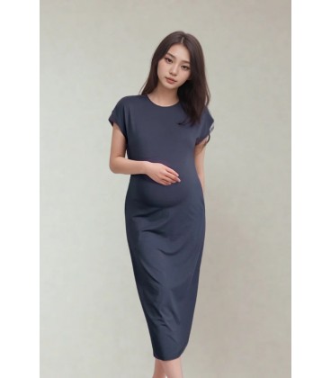 [Olive basics] Ruth T-Shirt Nursing [Grey Blue]