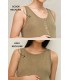 Olive Basics Sarah Reversible Button Tank (Sand)