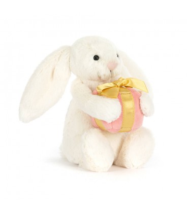 Jellycat Bashful Bunny with Present