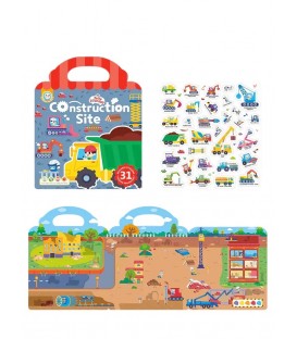 Alilo Jelly Journey Sticker Book - Construction Site