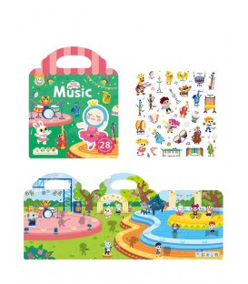 Alilo Jelly Journey Sticker Book - Music