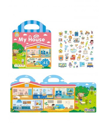 Alilo Jelly Journey Sticker Book - House