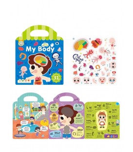 Alilo Jelly Journey Sticker Book - My Body