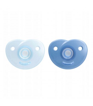 Philips Avent Curved Soothie 0-6M Blue