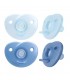 Philips Avent Curved Soothie 0-6M Blue